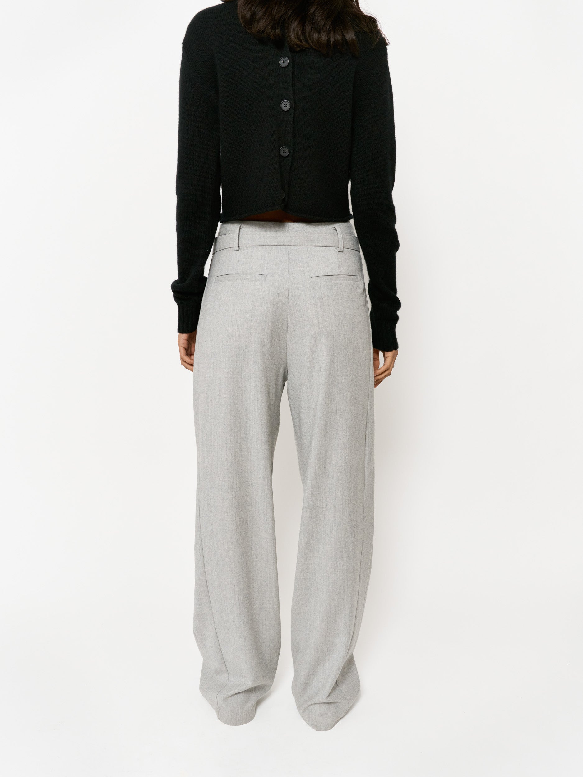 Didion Trousers Melange Grey