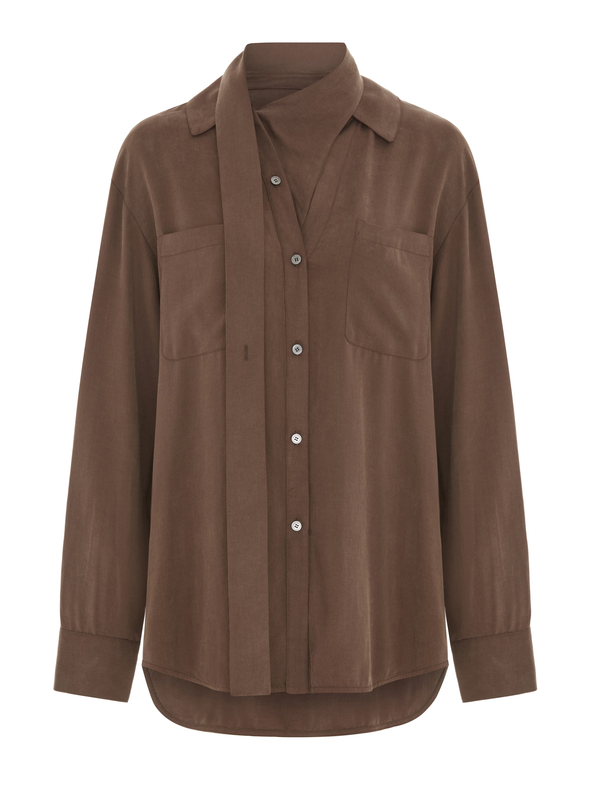 Fia Shirt Olive Brown