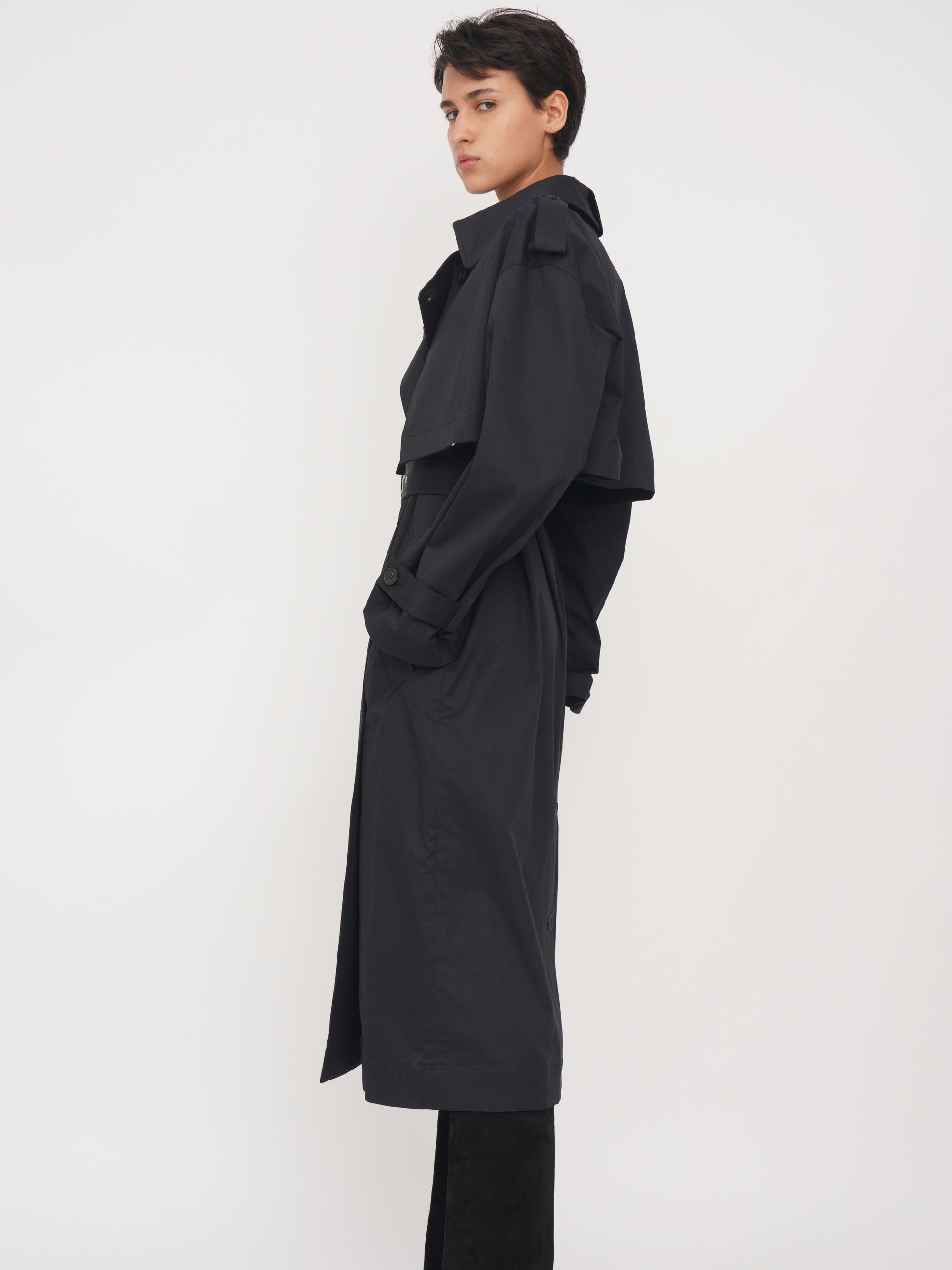 Marbella Trech Coat Black