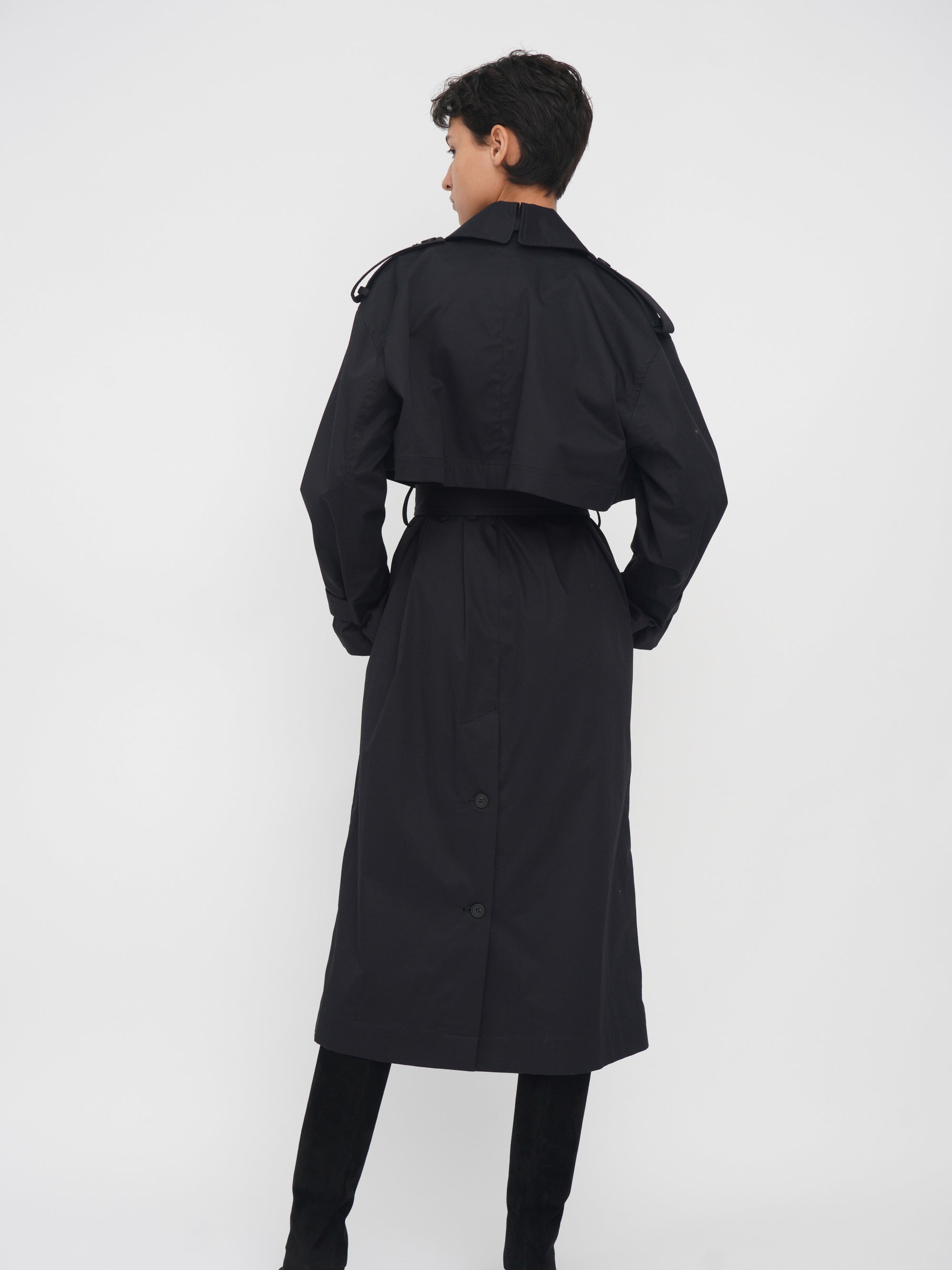 Marbella Trech Coat Black