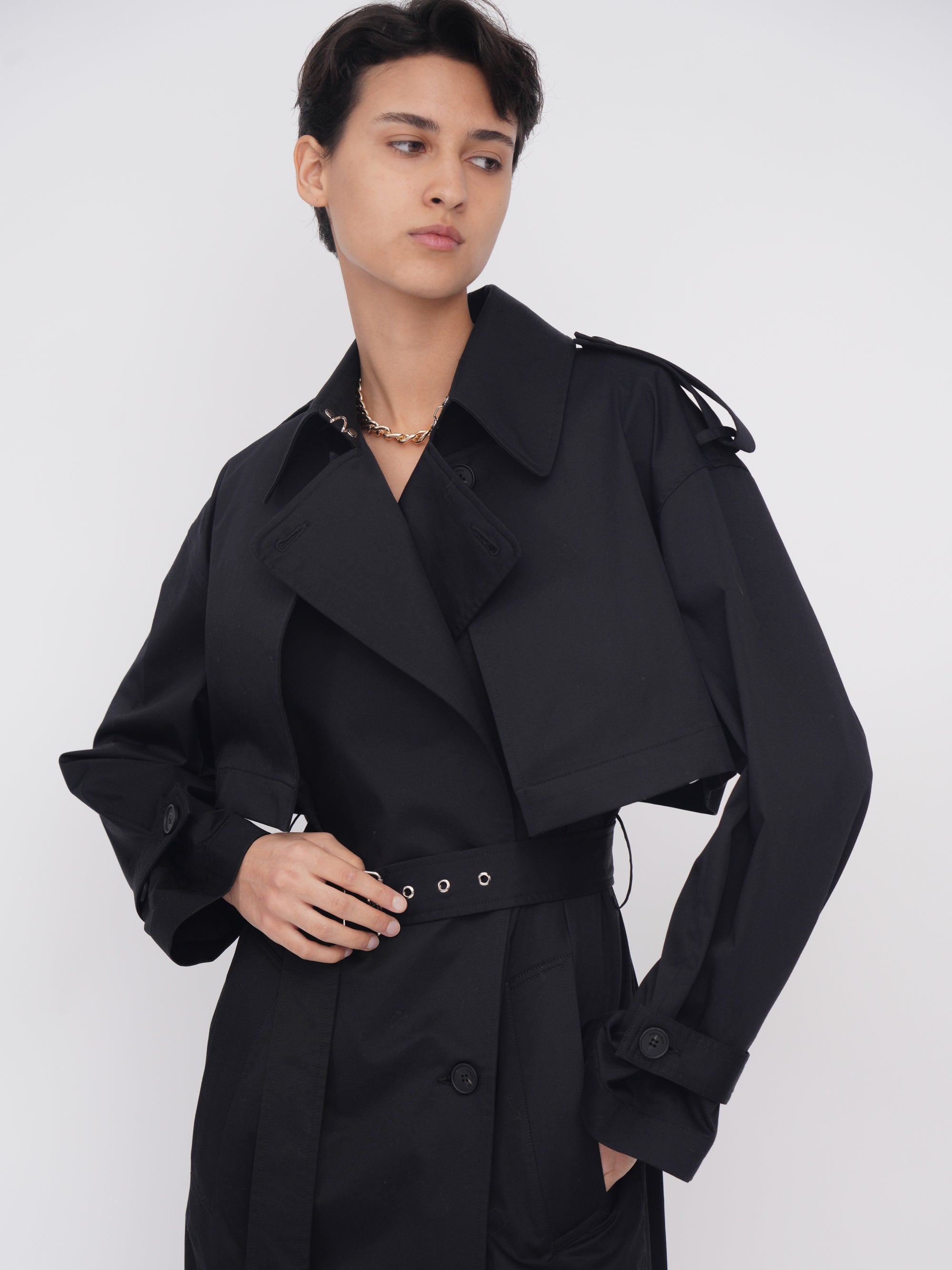 Marbella Trech Coat Black