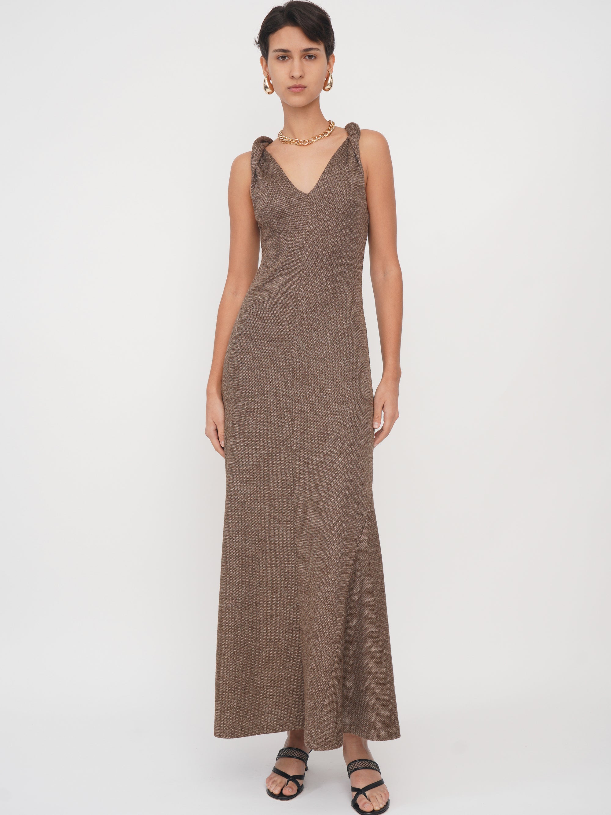 Tamara Dress Brown Sugar