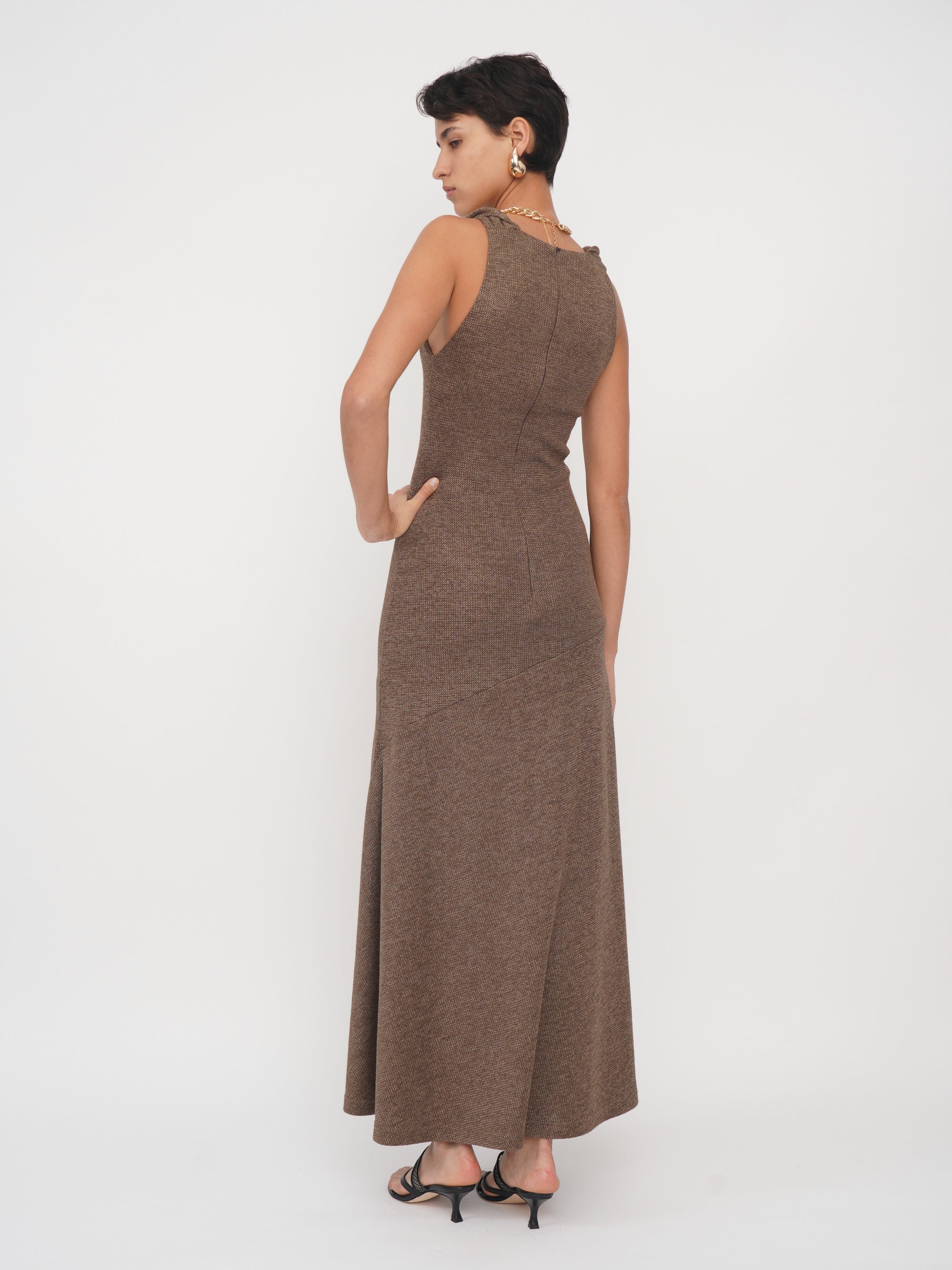 Tamara Dress Brown Sugar