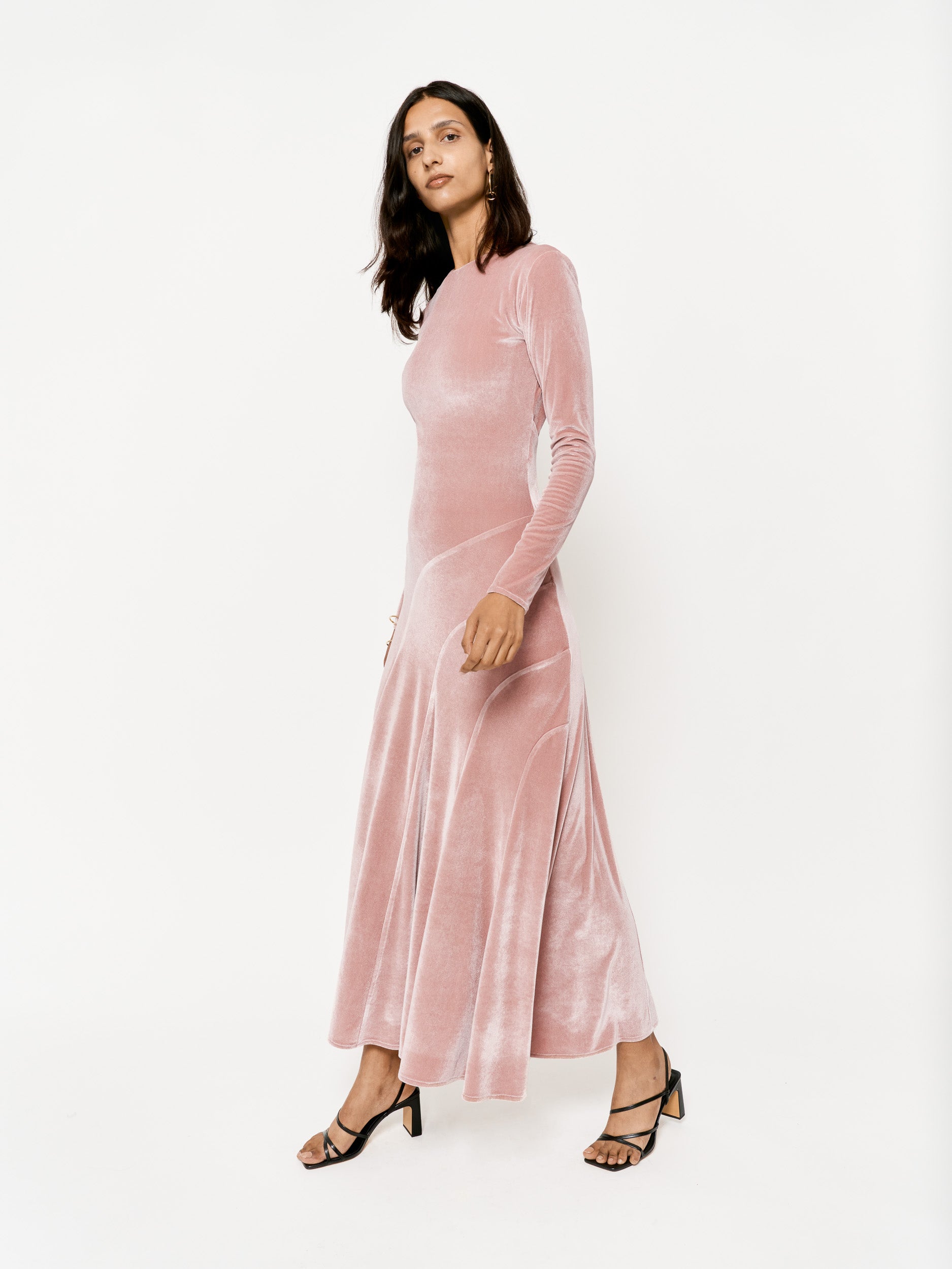 Greta Dress Dusty Rose